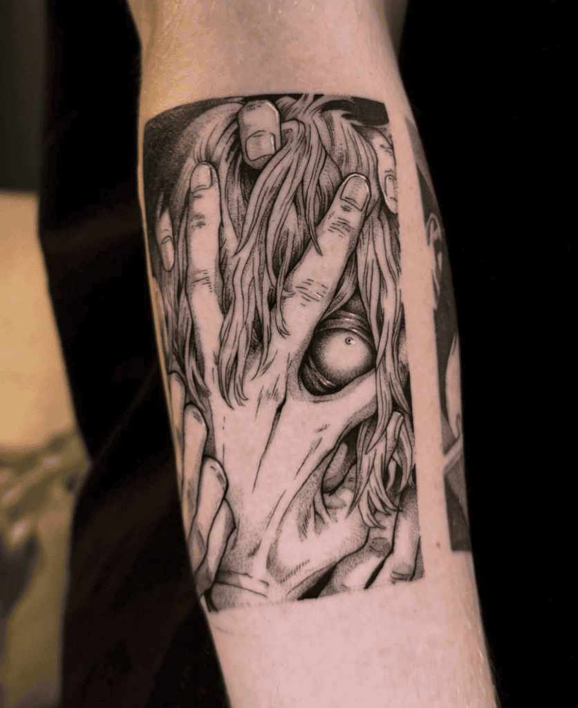 Tomura Shigaraki Hand My Hero Academia Tattoo