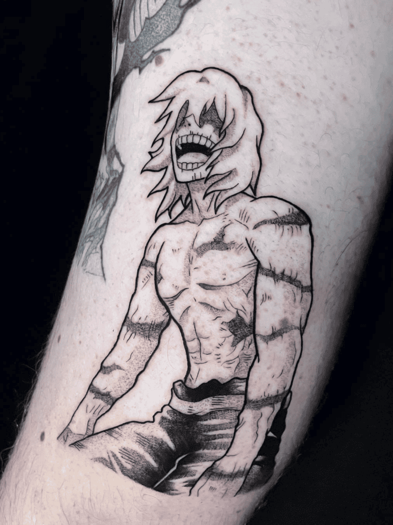 Tomura Shigaraki Laugh My Hero Academia Tattoo