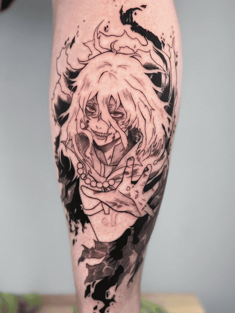 Tomura Shigaraki White My Hero Academia Tattoo