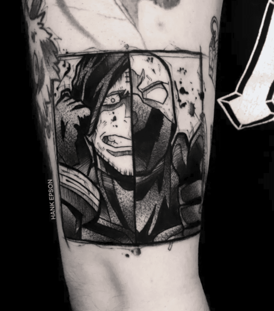 Twice Split My Hero Academia Tattoo
