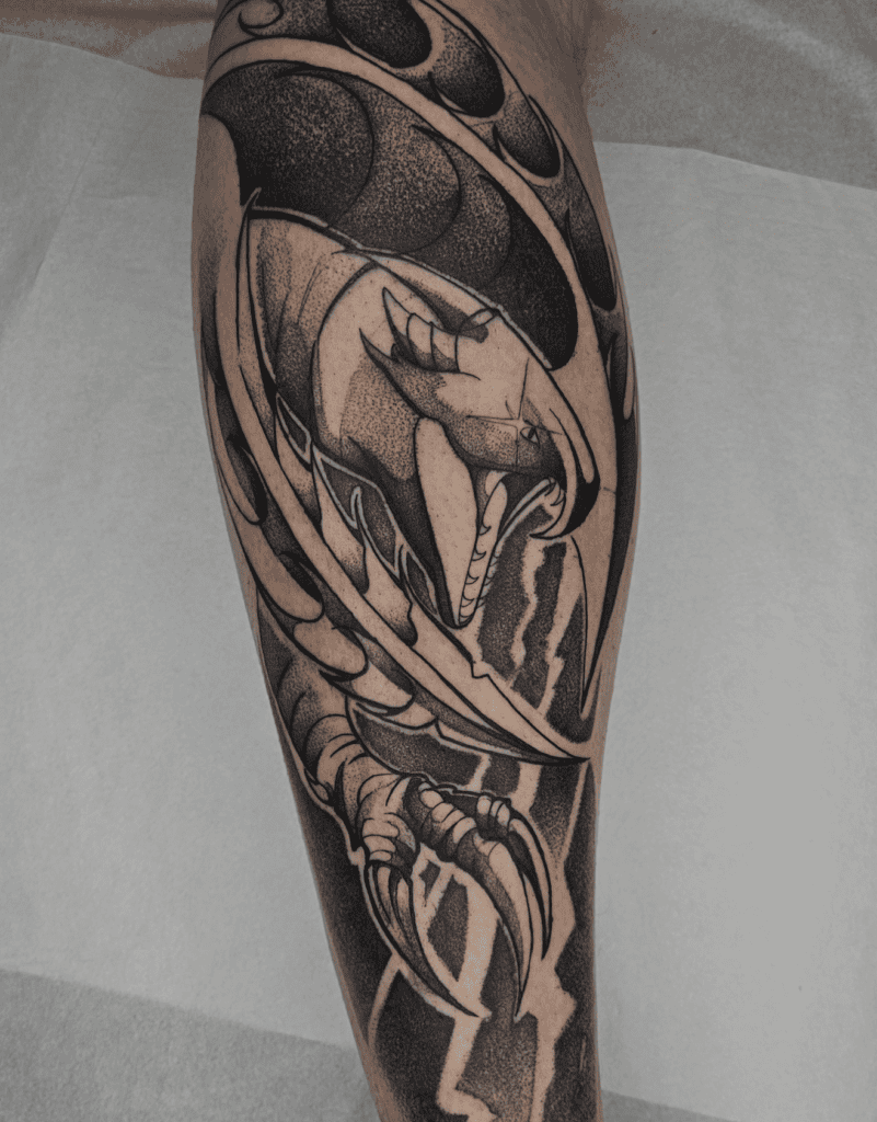 Valstrax Hunt Monster Hunter Tattoo
