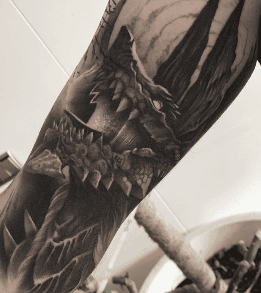 Zinogre Fierce Monster Hunter Tattoo